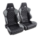 Portseat Set Las Vegas Artificial Leather Black